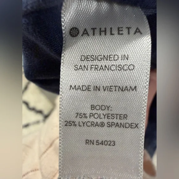 Athleta Blue Tie-Dye High-Rise Leggings | Size Small - Picture 10 of 11